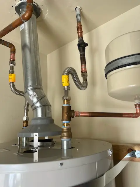 Water heater installation and plumbing repair in Fairview